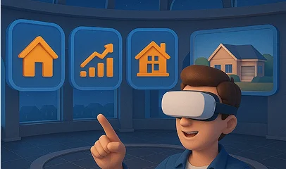 Modélisation 3D d'un projet immobilier avec architecture moderne